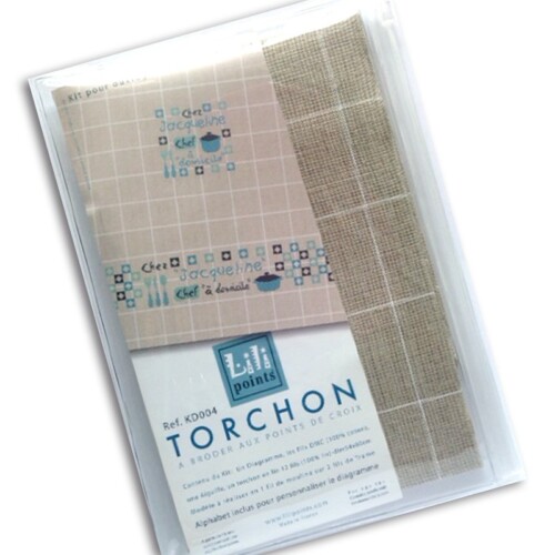 Torchon "Chef" bleu